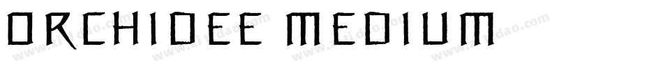 Orchidee Medium字体转换